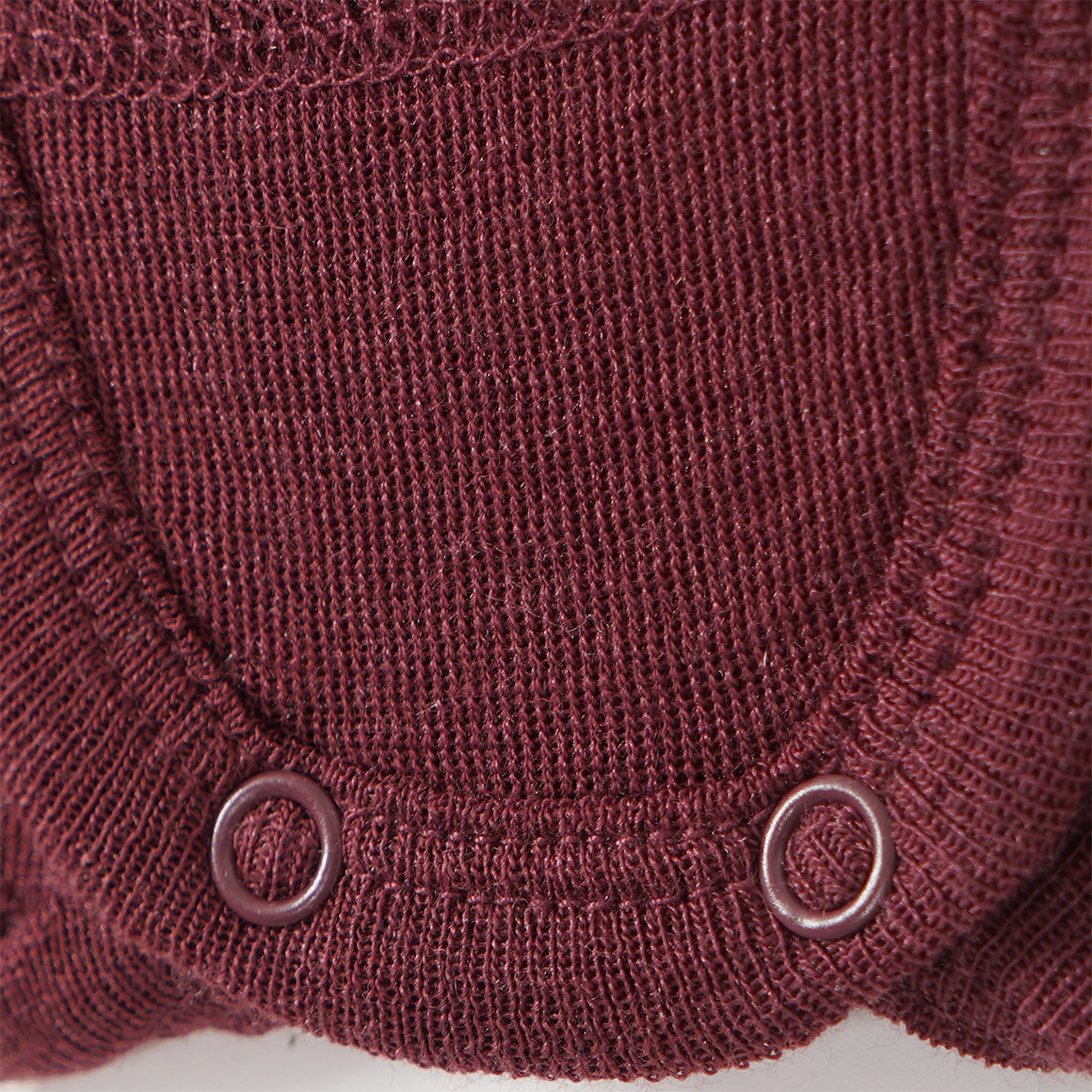Baby Wolle-Seide-Body mit Schlupfkragen