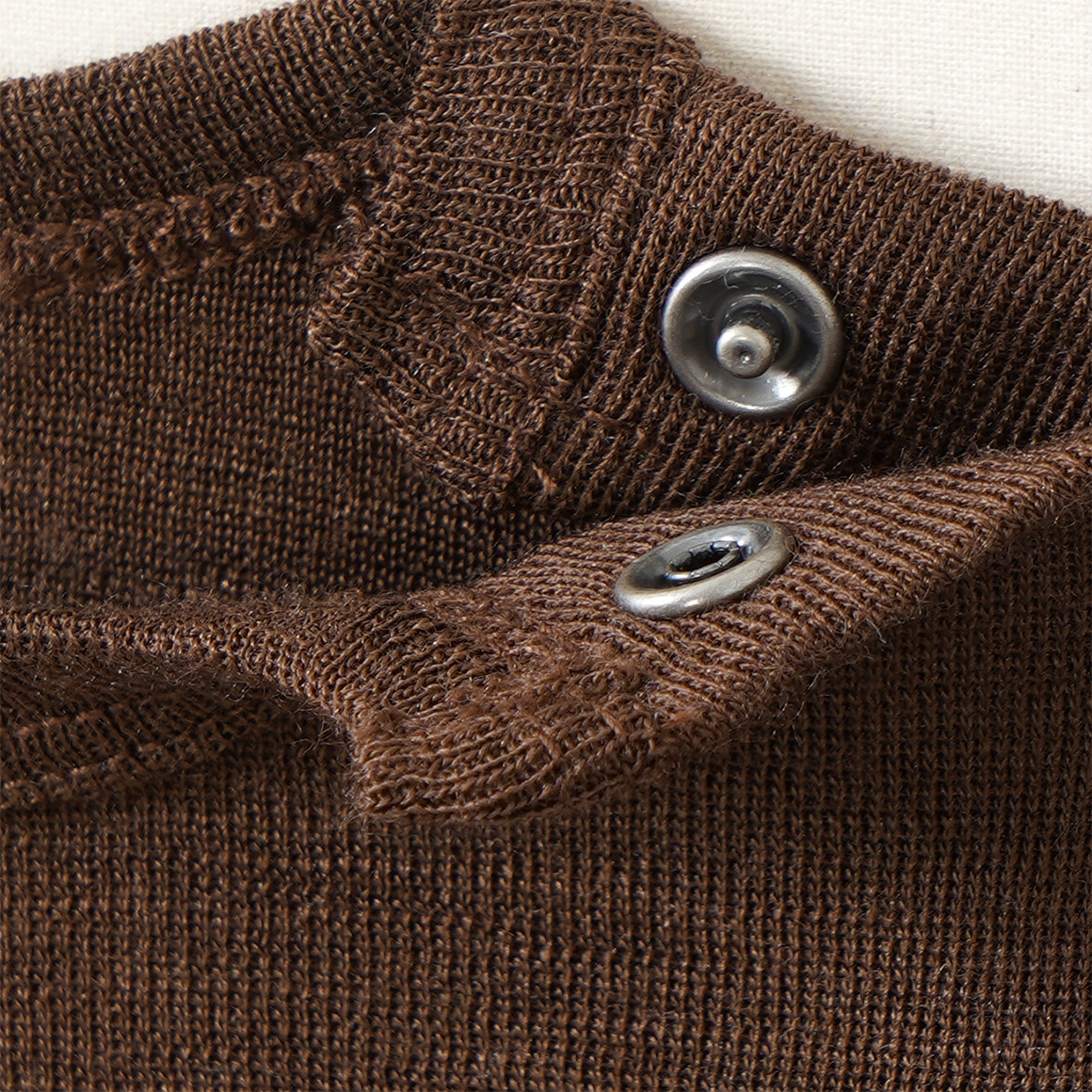 Baby Wolle-Seide-Shirt unifarben