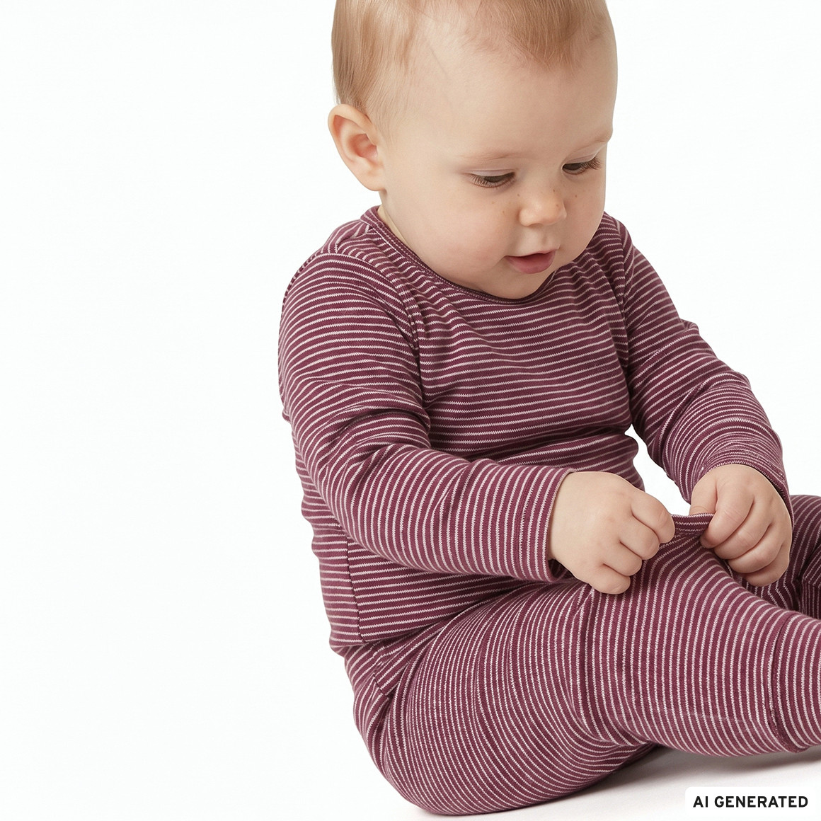 Baby Wolle-Seide-Leggings zum Mitwachsen