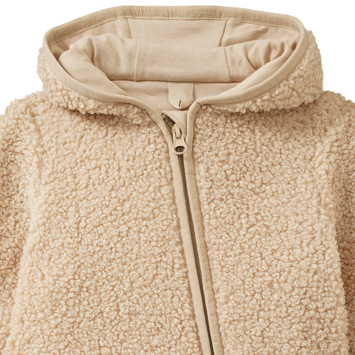Newborn Teddy-Overall mit Kapuze