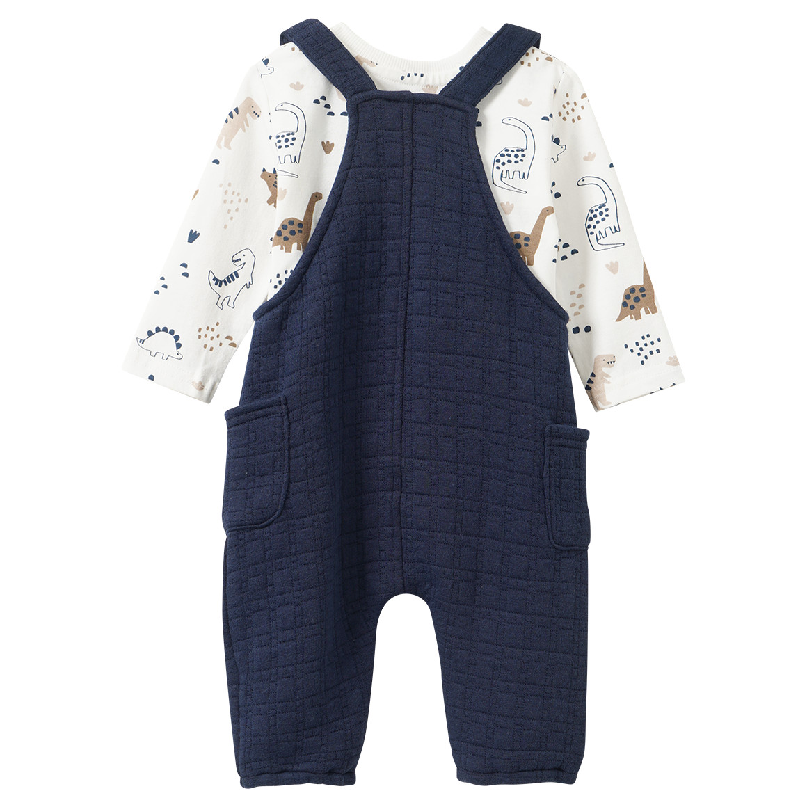  Newborn Set Latzhose und Langarmshirt