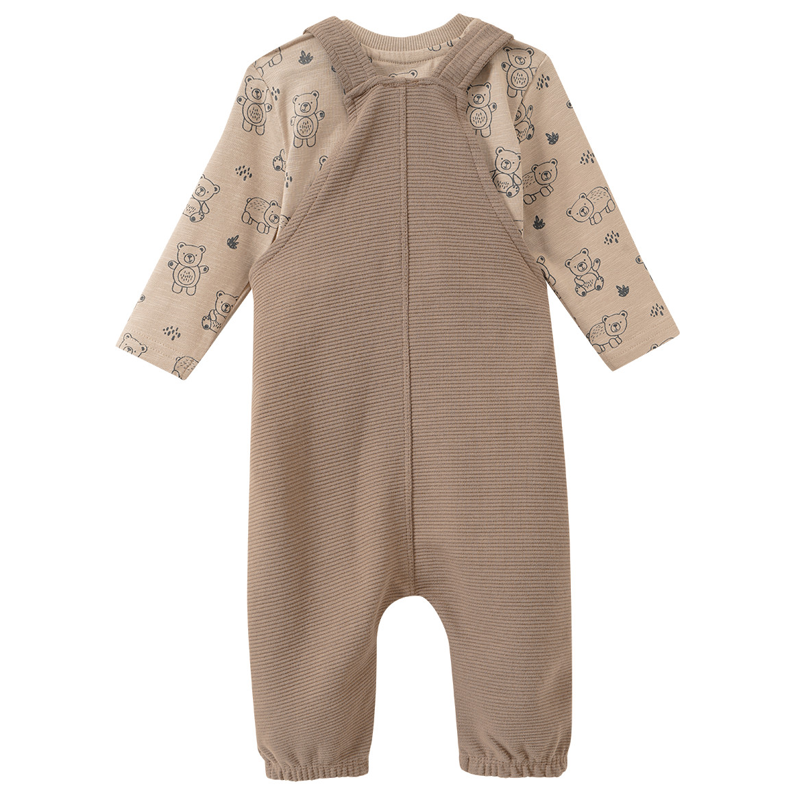 Newborn Set mit Shirt und Latzhose