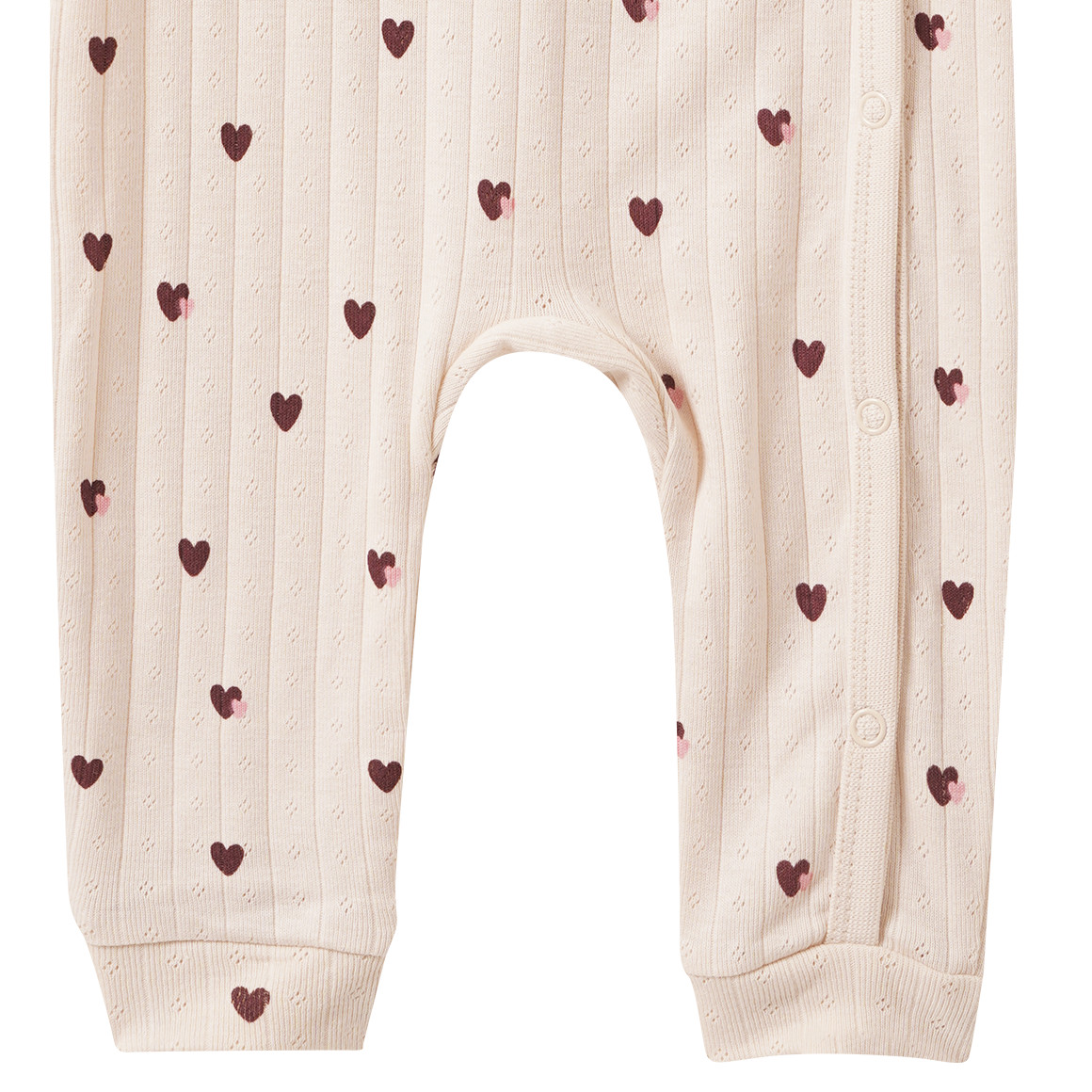 Newborn Schlafanzug mit Ajour-Muster