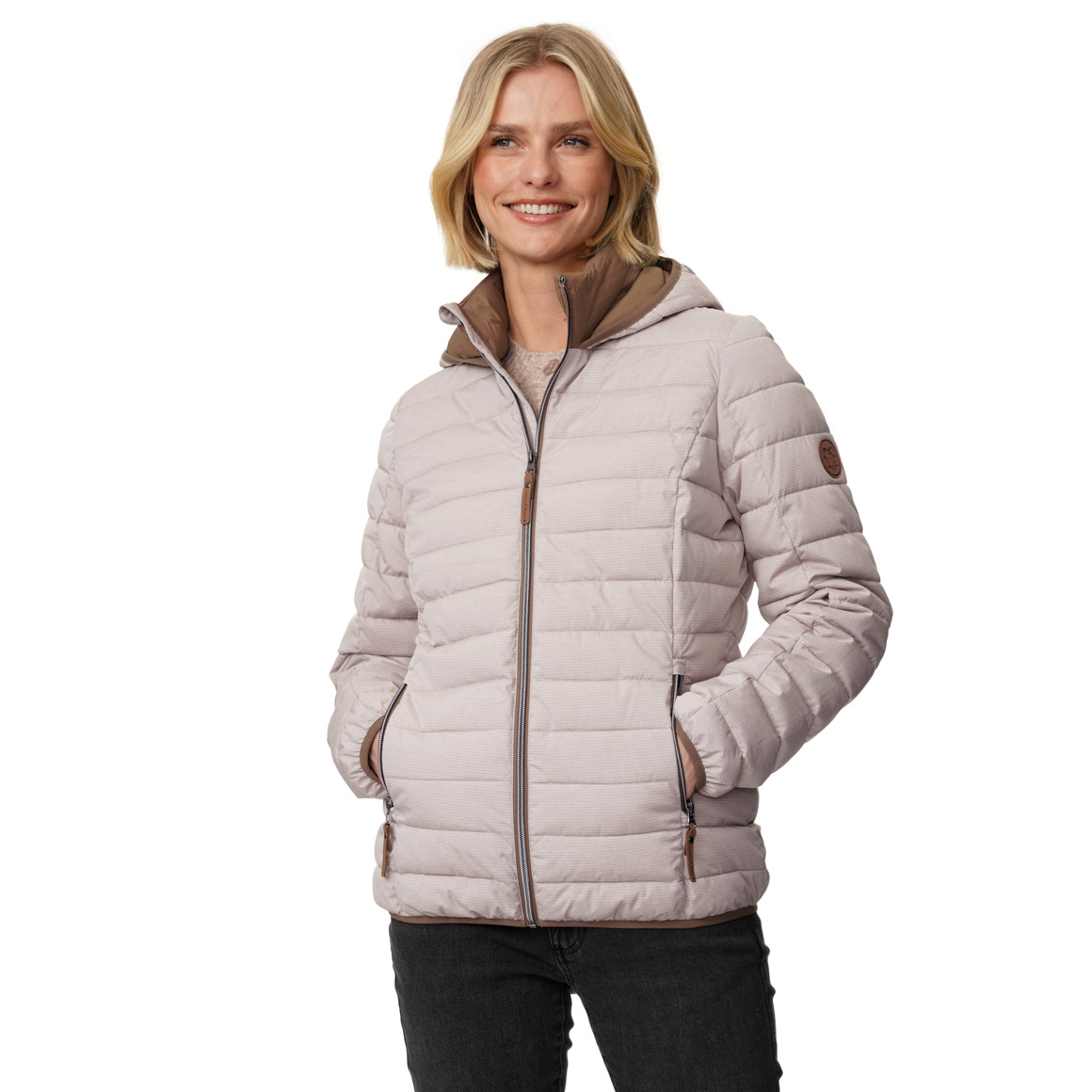 Damen Steppjacke mit Kapuze