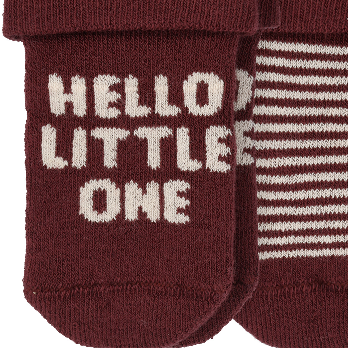 2 Paar Newborn Socken mit Umschlagbündchen