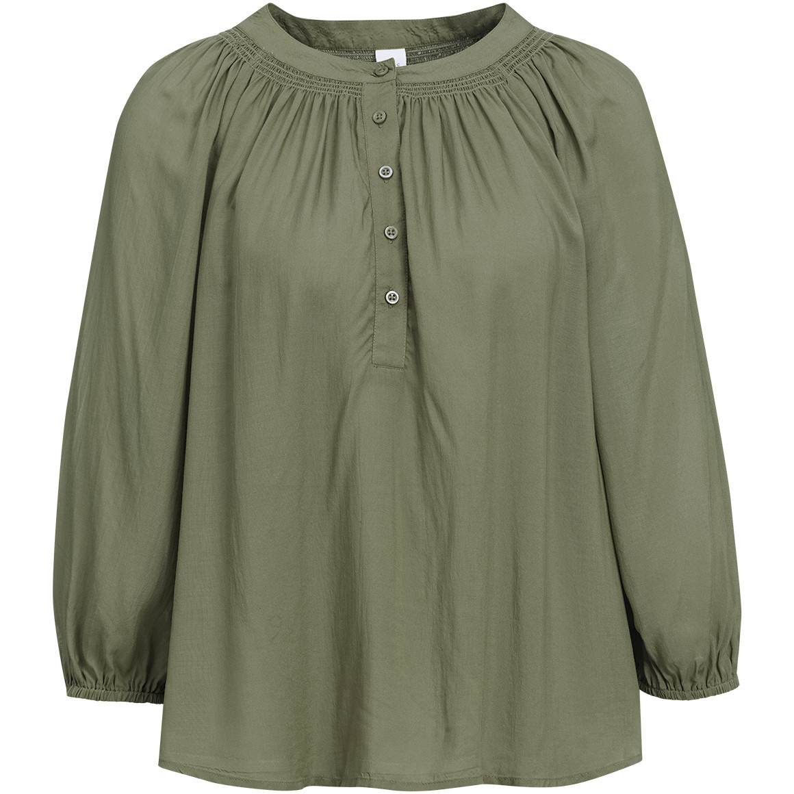 Damen Modal-Bluse mit Knopfleiste