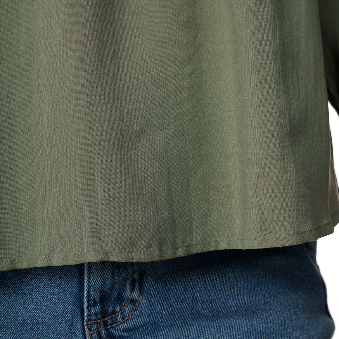 Damen Modal-Bluse mit Knopfleiste