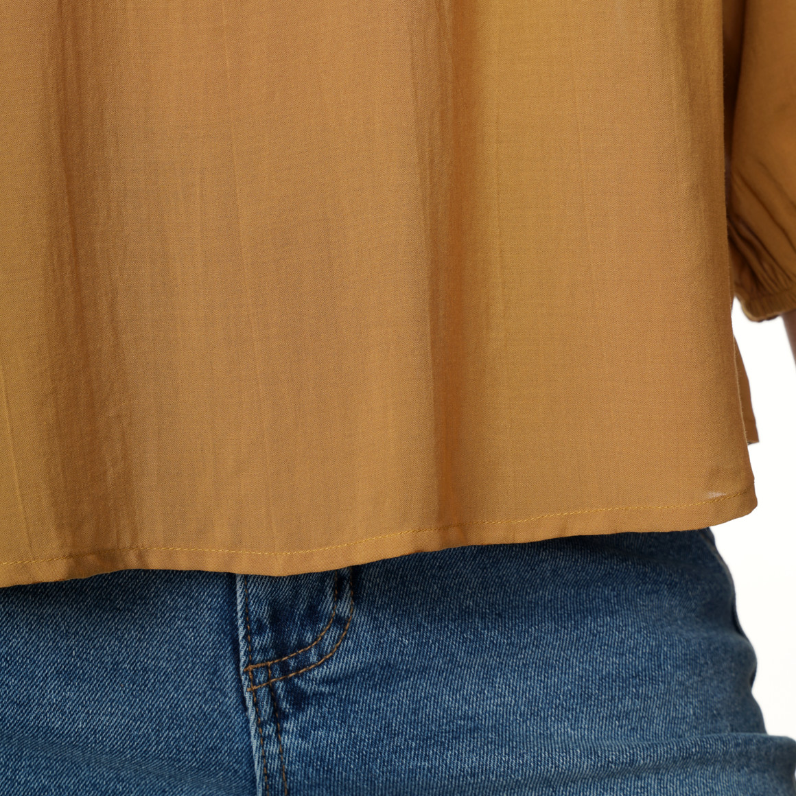 Damen Modal-Bluse mit Knopfleiste