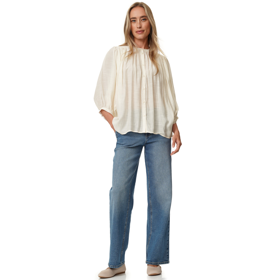 Damen Bluse aus Viskose-Mix