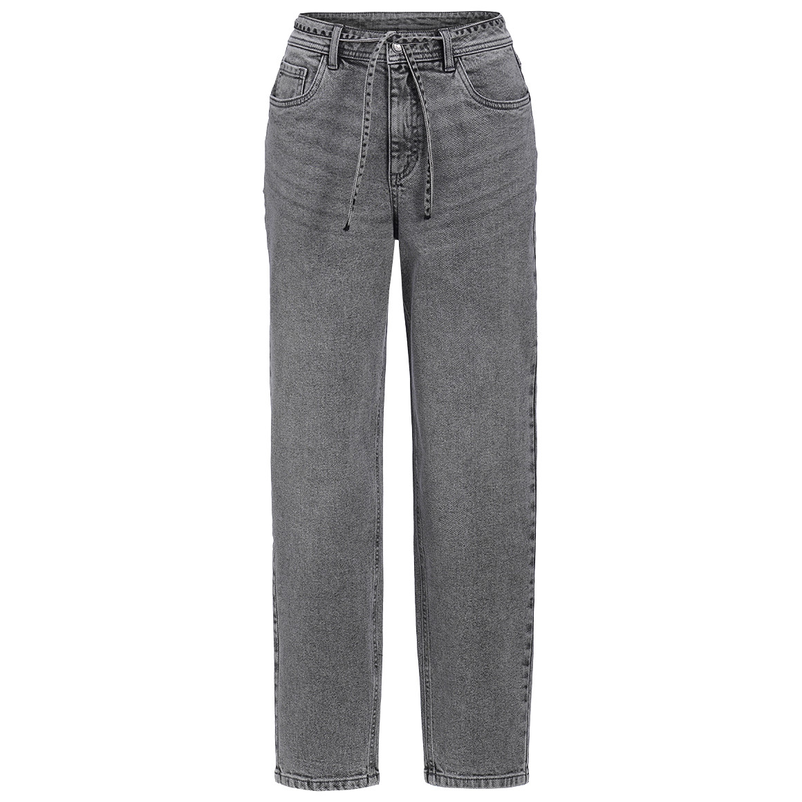 Damen Mom-Jeans mit Used-Waschung