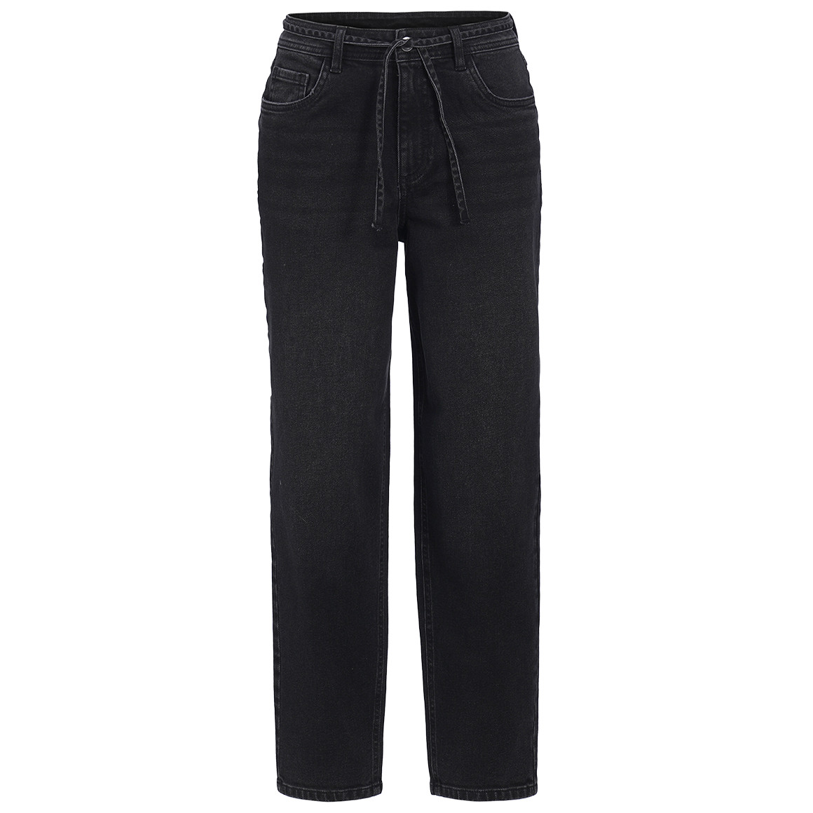 Damen Mom-Jeans mit Used-Waschung