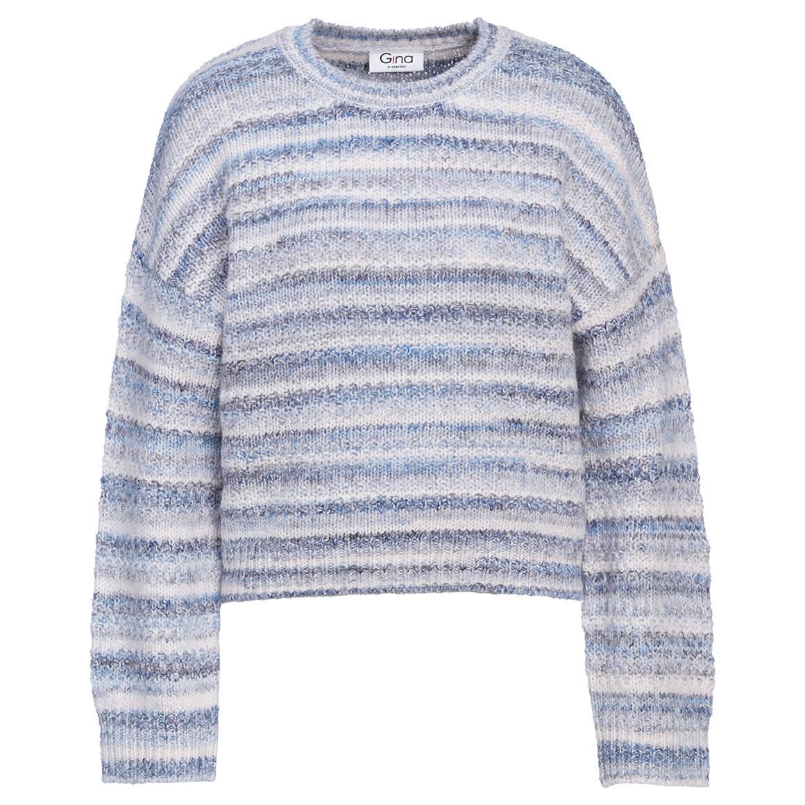 Damen Strickpullover in Multicolor-Optik