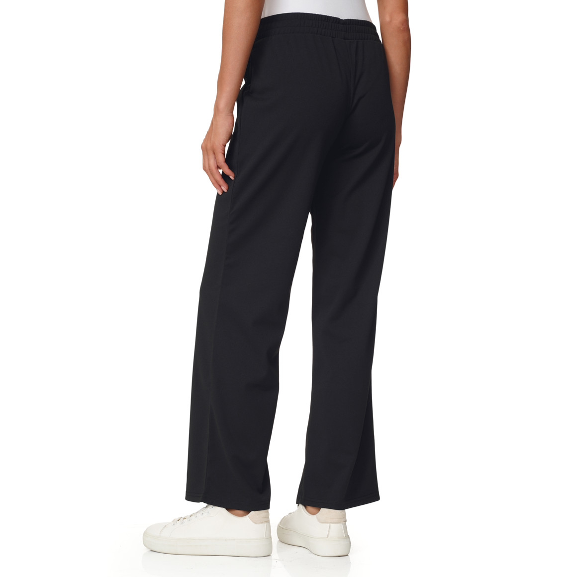 Damen Wide-Leg-Hose mit Taschen