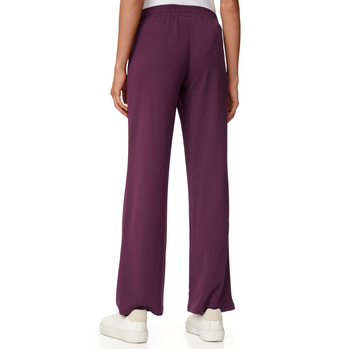 Damen Wide-Leg-Hose mit Taschen