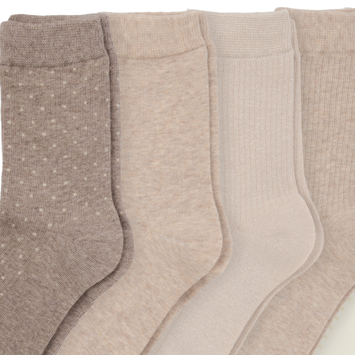 5 Paar Damen Socken in verschiedenen Dessins