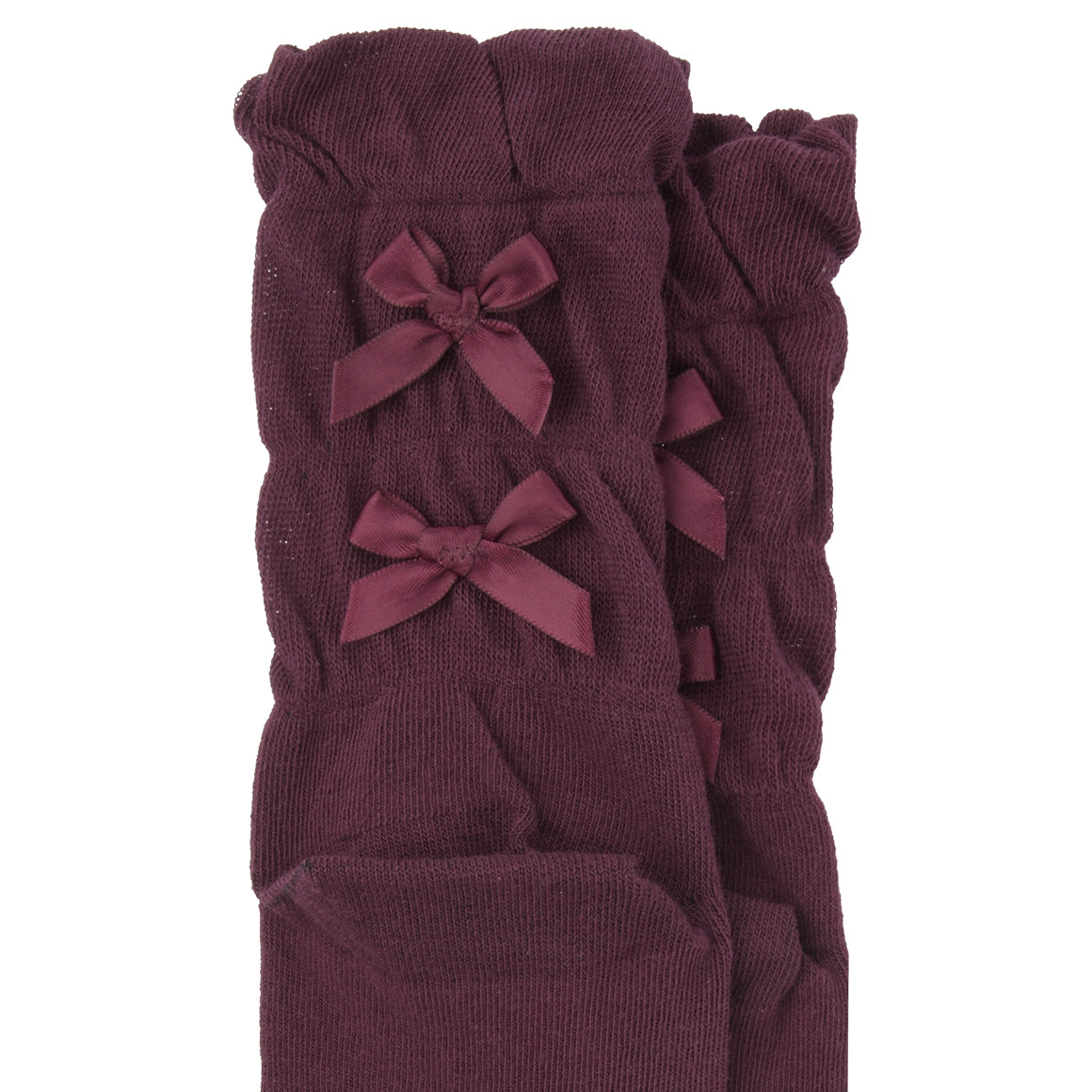 1 Paar Damen Socken mit Zierschleife