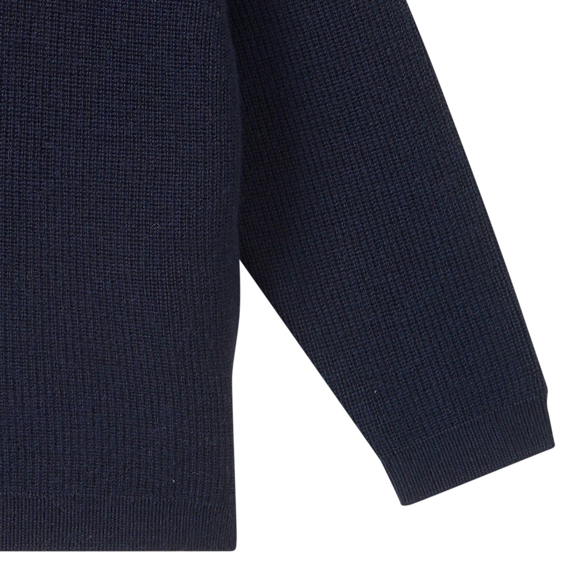 Baby Merino-Strickpullover unifarben