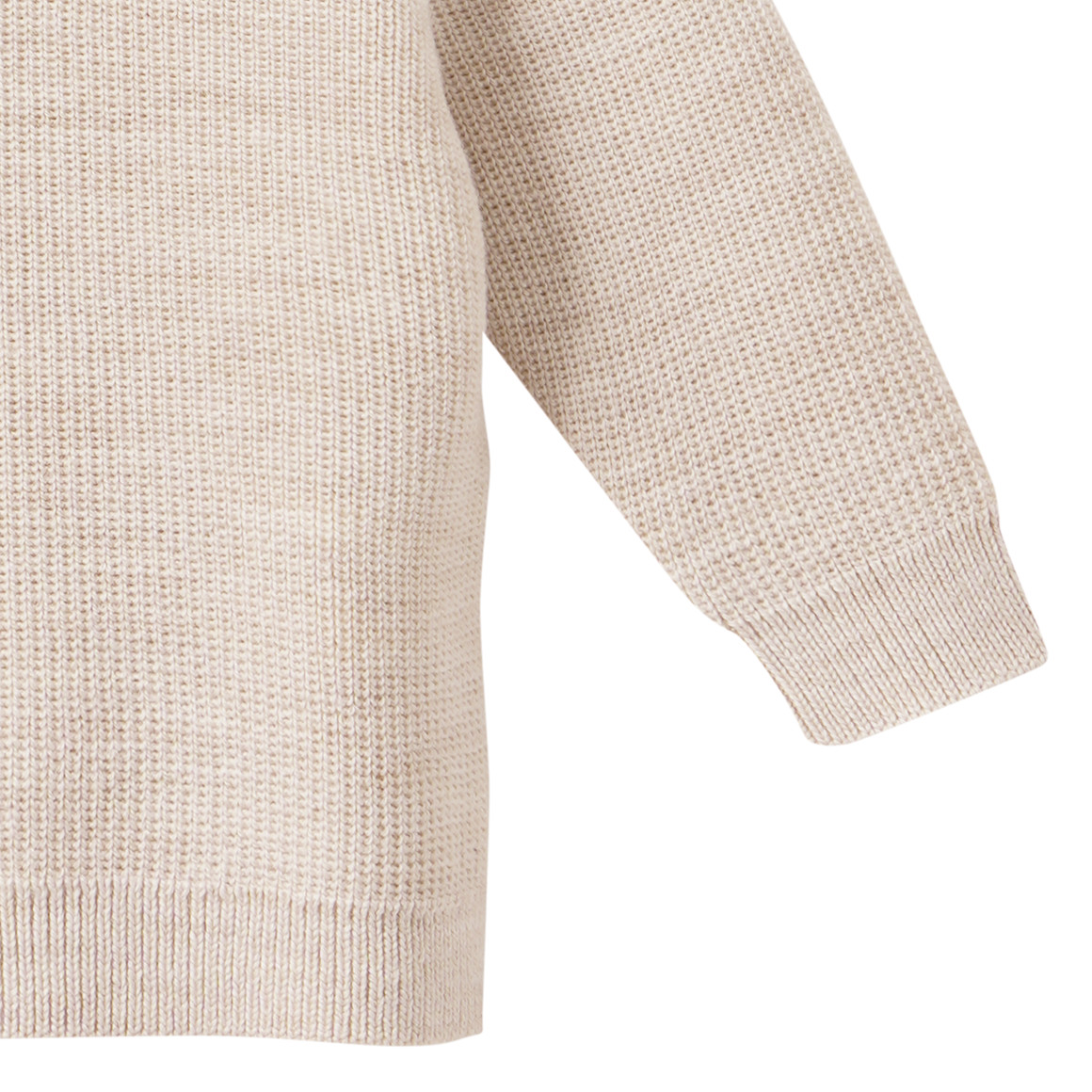 Newborn Merino-Strickpullover unifarben