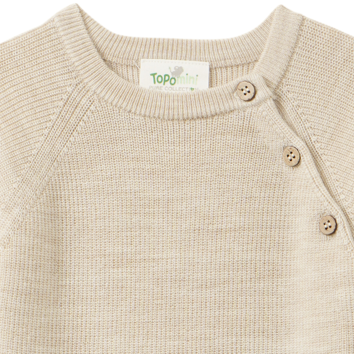 Newborn Merino-Overall unifarben