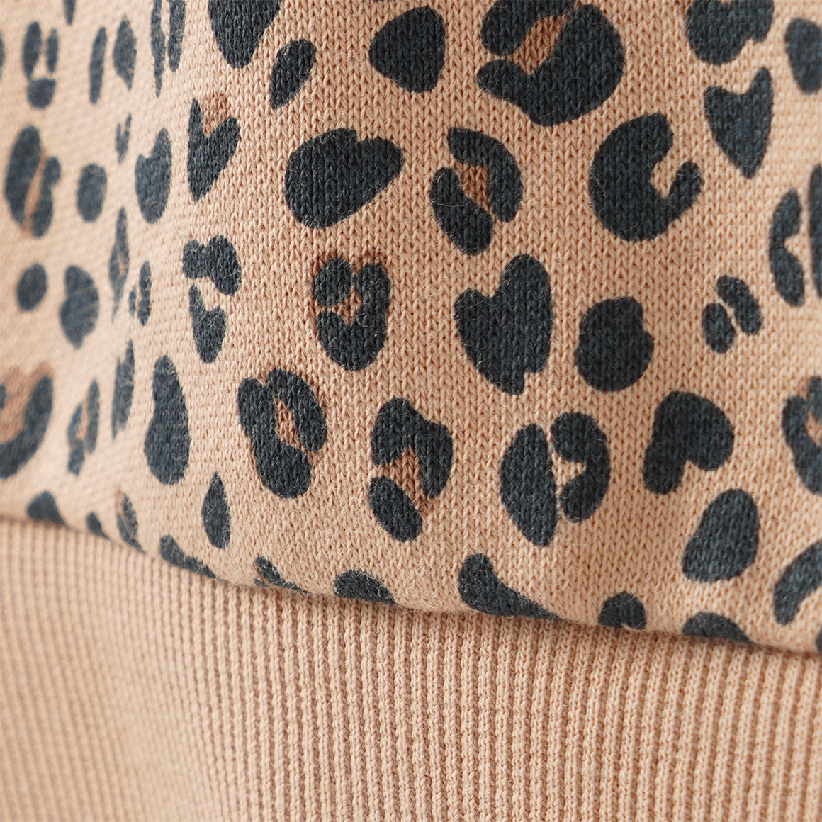 Mädchen Sweatshirt mit Leo-Print