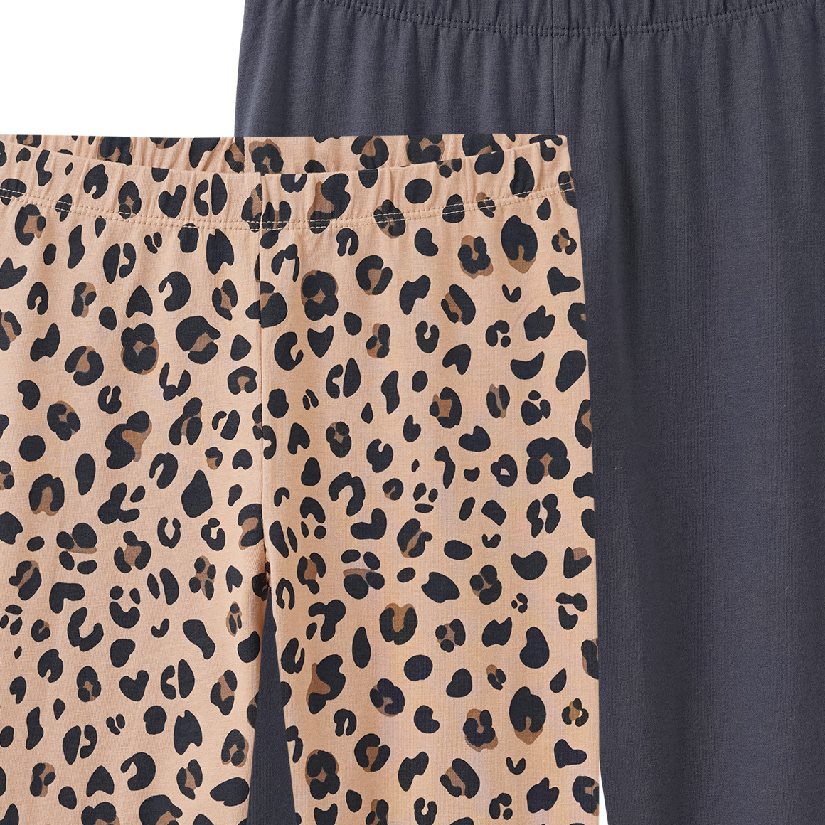 2 Mädchen Leggings im Set