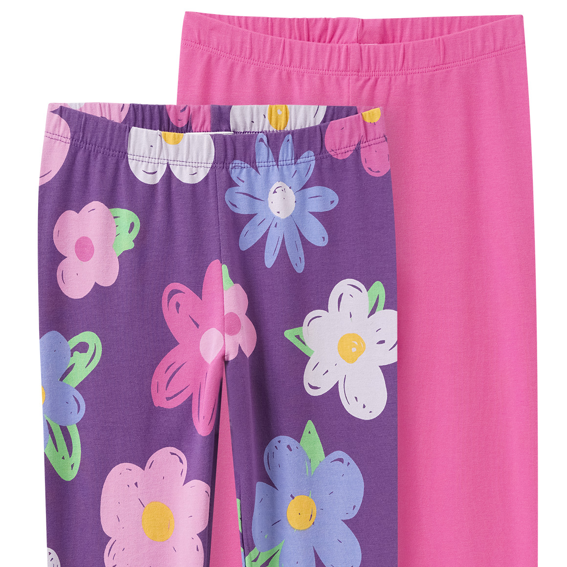 2 Mädchen Leggings im Set