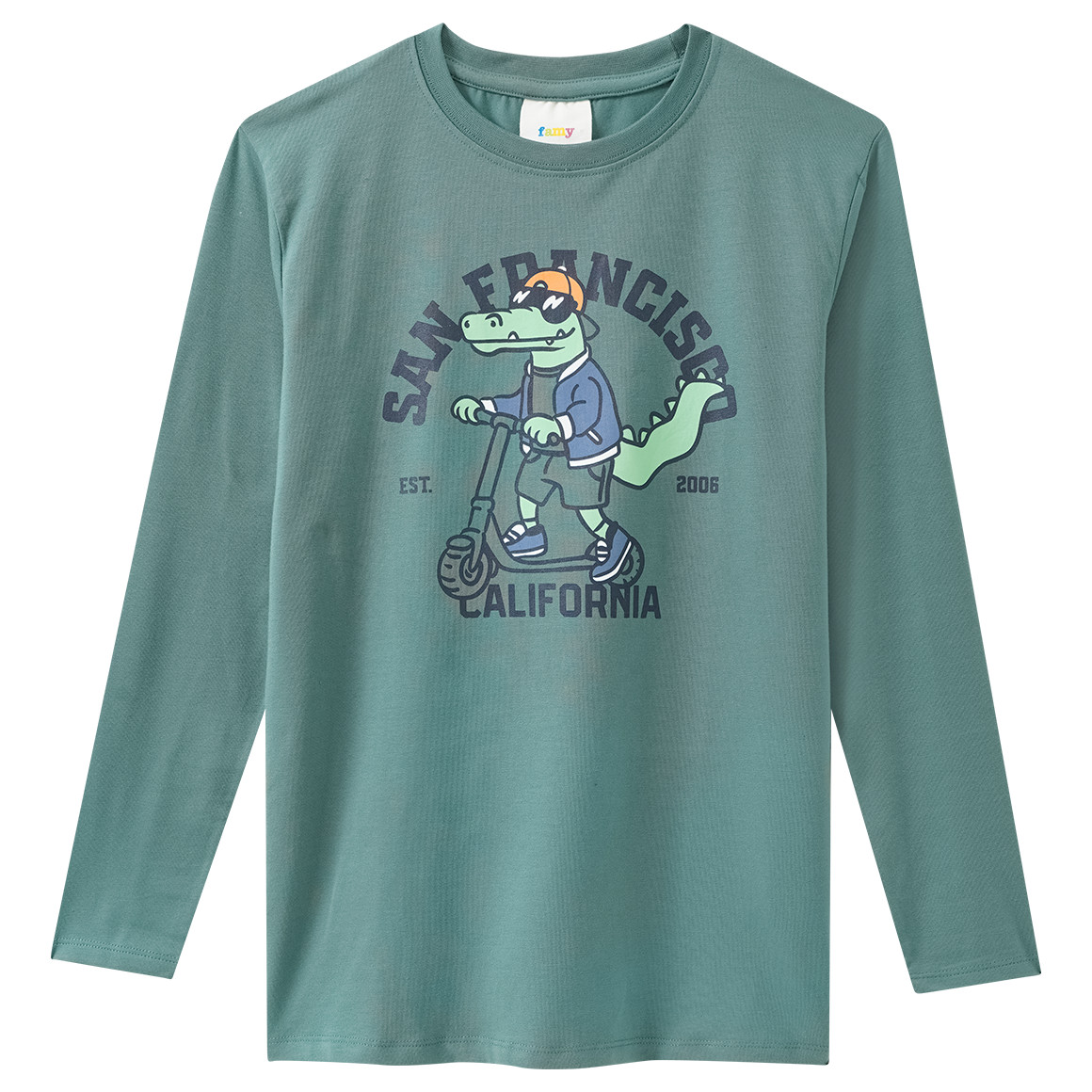 2 Jungen Langarmshirts mit Print