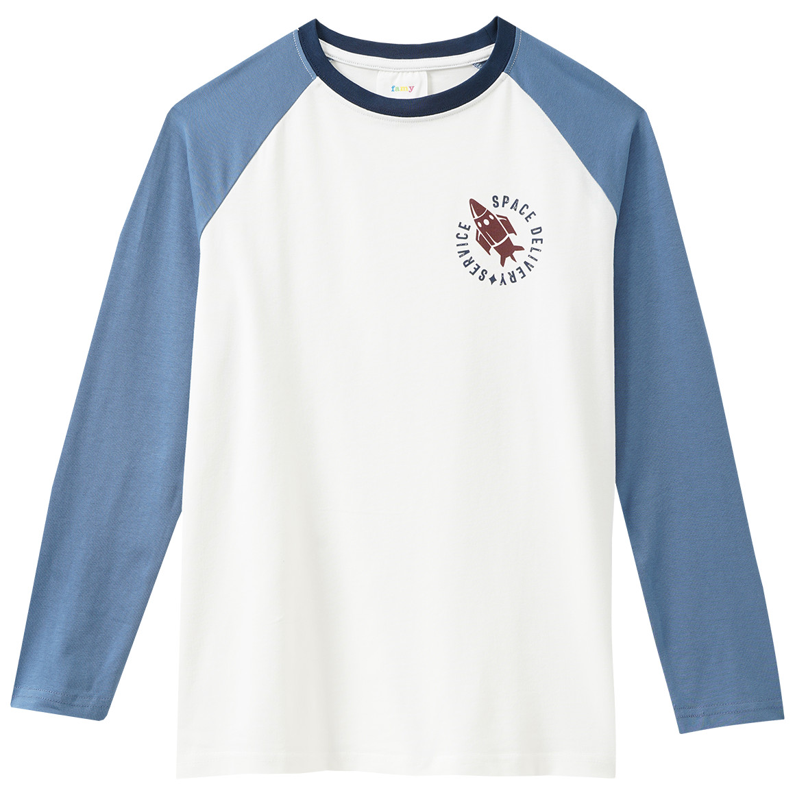 2 Jungen Langarmshirts mit Raglanärmeln