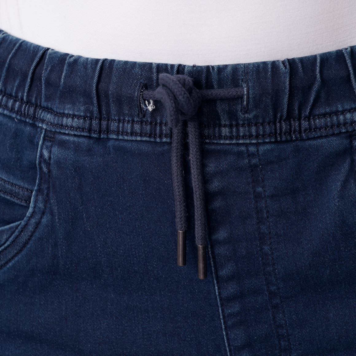 Damen Straight-Jeans mit Elastikbund