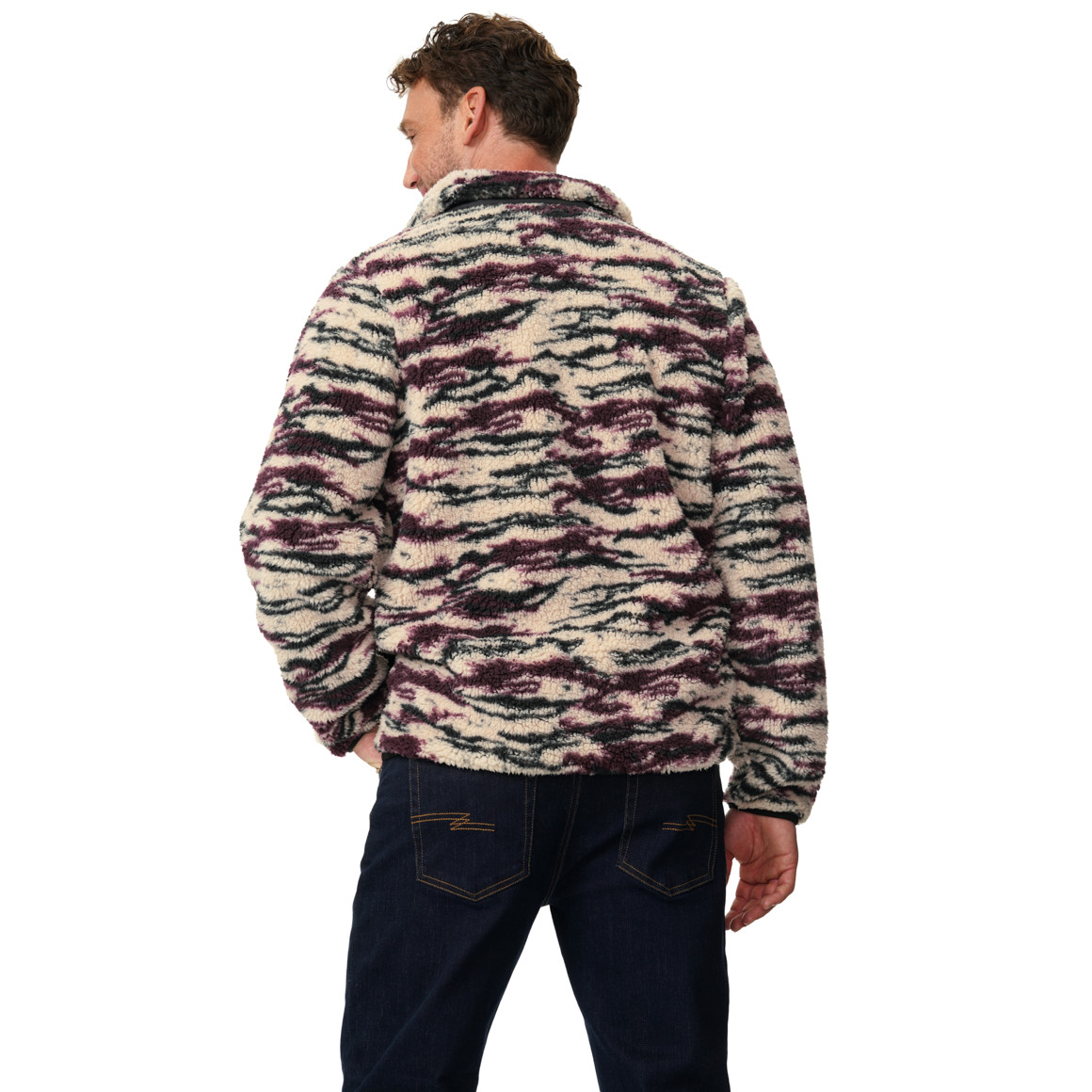 Herren Teddyjacke mit Fleecefutter