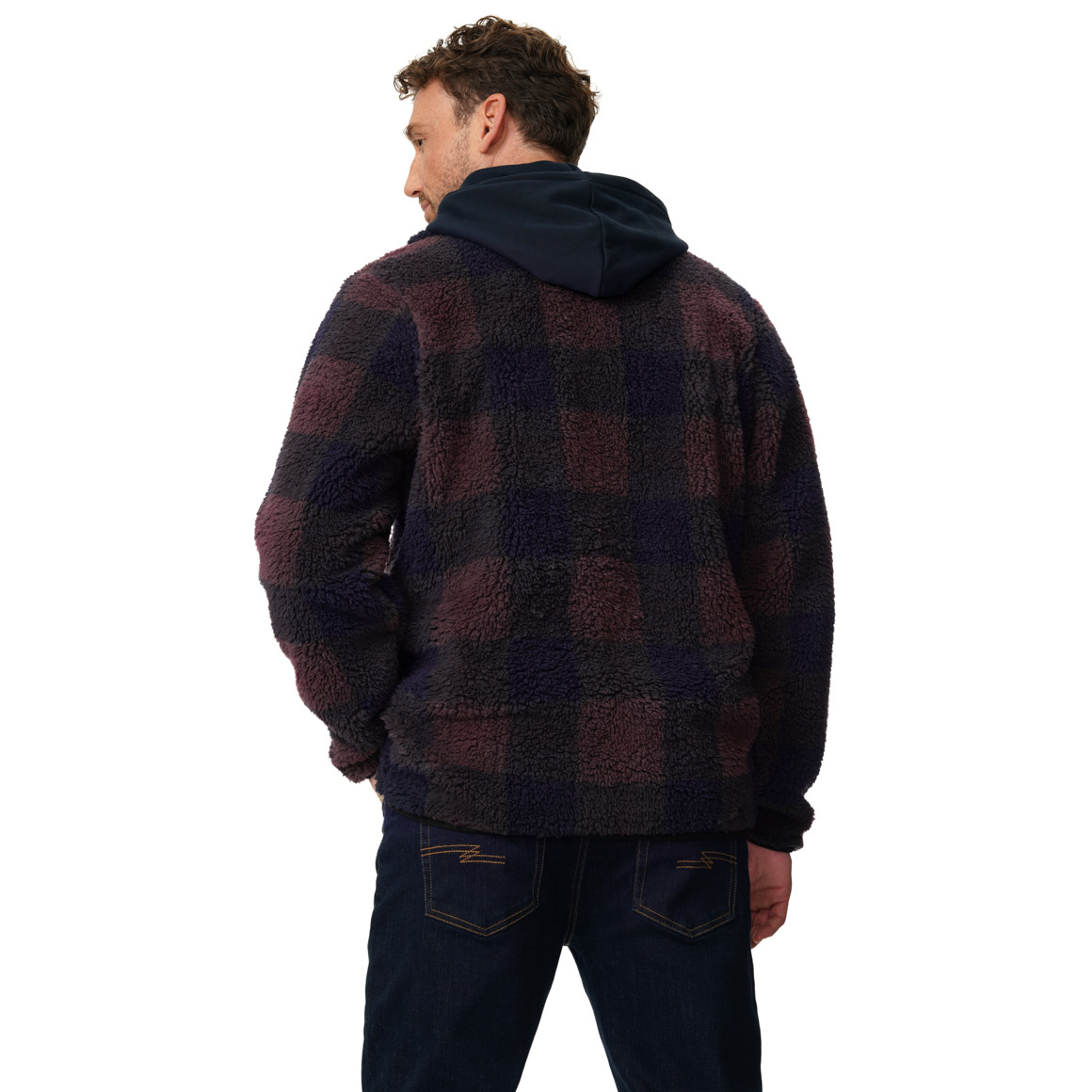 Herren Teddyjacke mit Fleecefutter