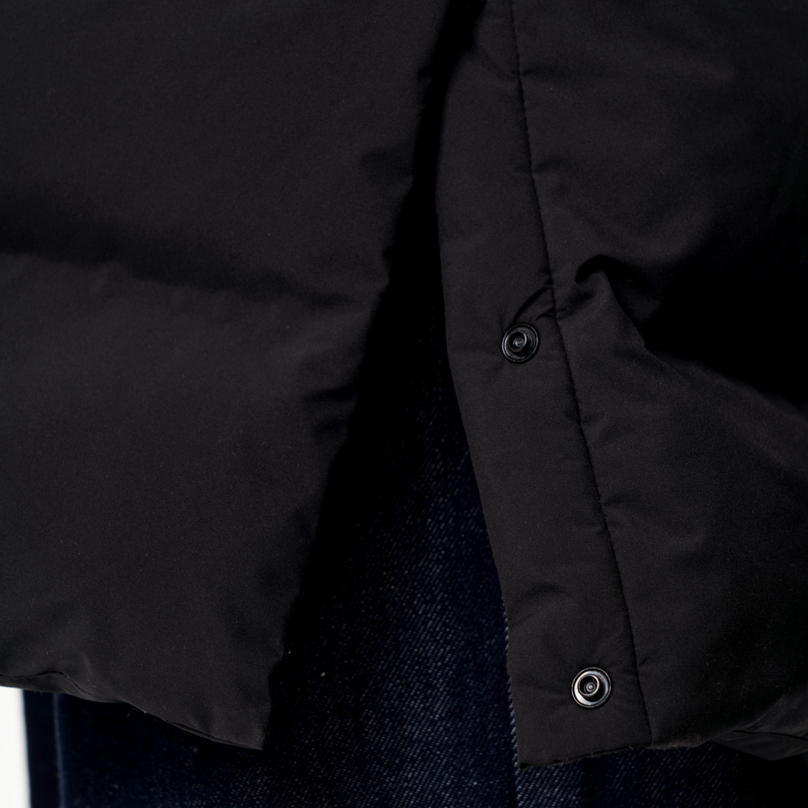 Heren puffermantel met capuchon