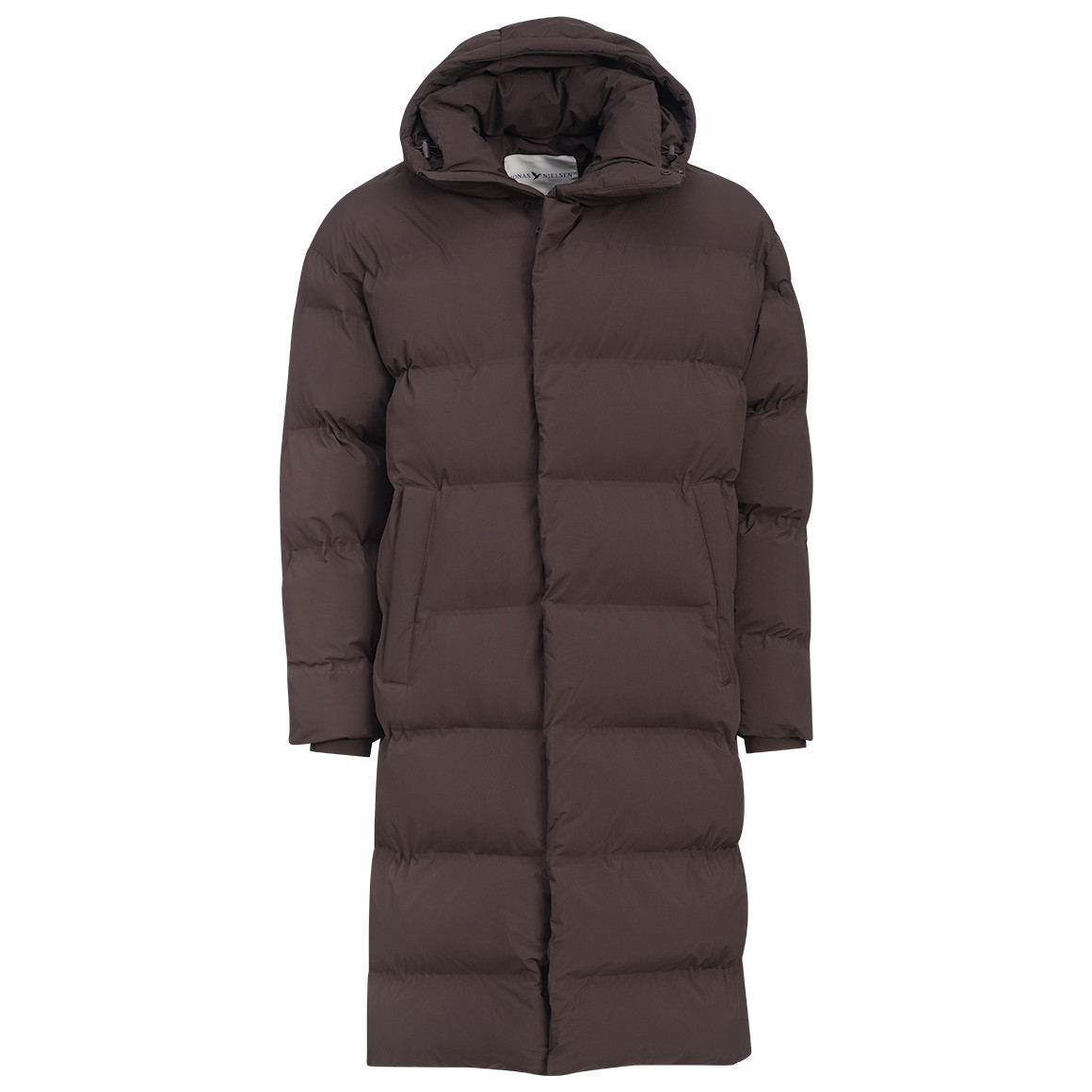 Heren puffermantel met capuchon