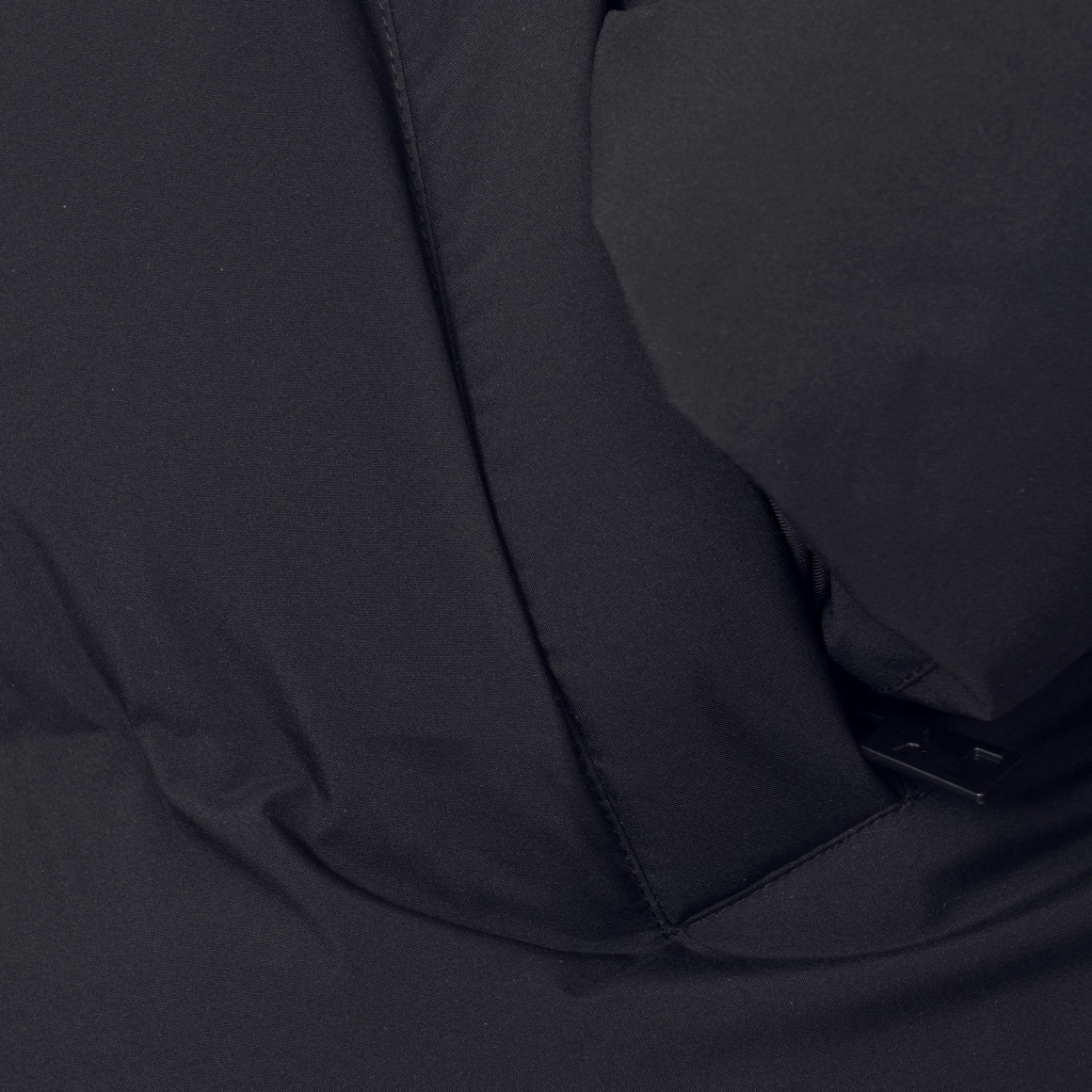 Damesdonsjack in effen kleuren