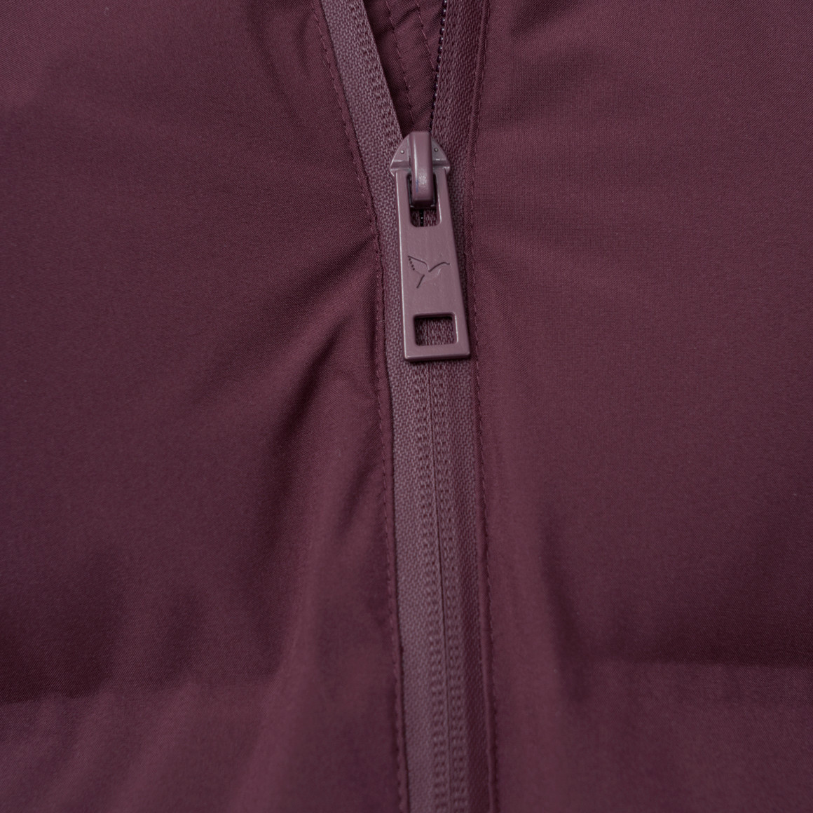 Damespufferjack in effen kleuren