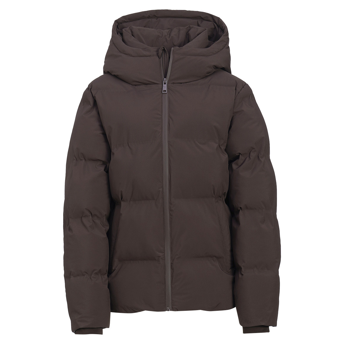Damesdonsjack in effen kleuren