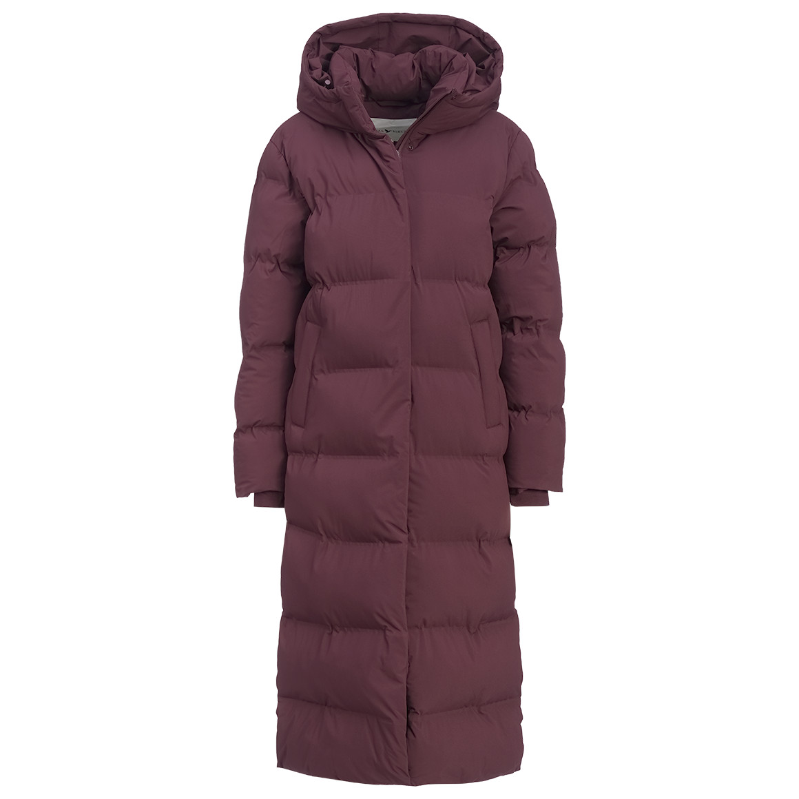 Dames puffermantel met capuchon