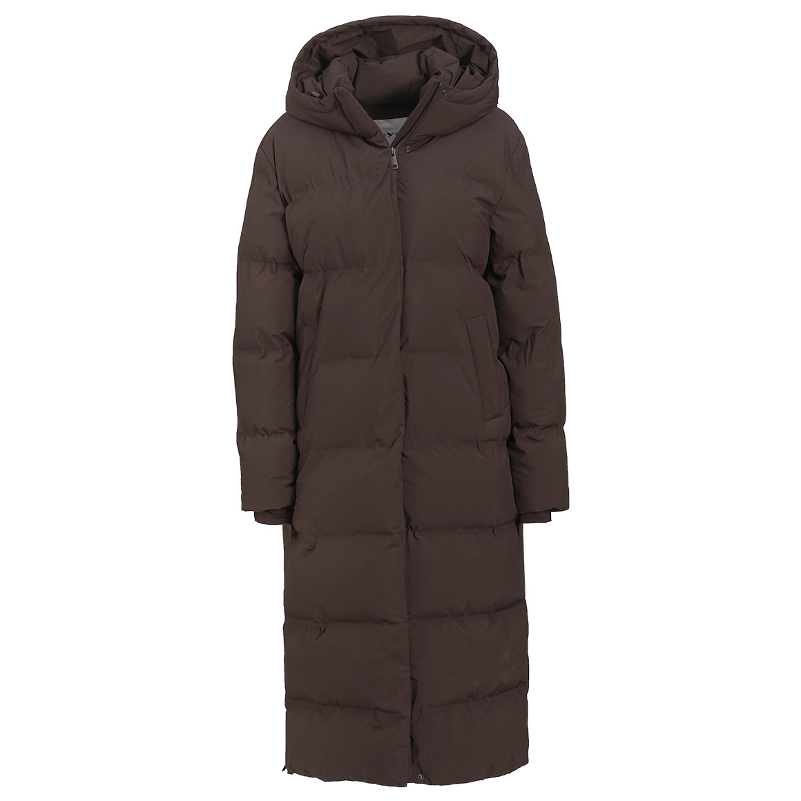 Dames puffermantel met capuchon