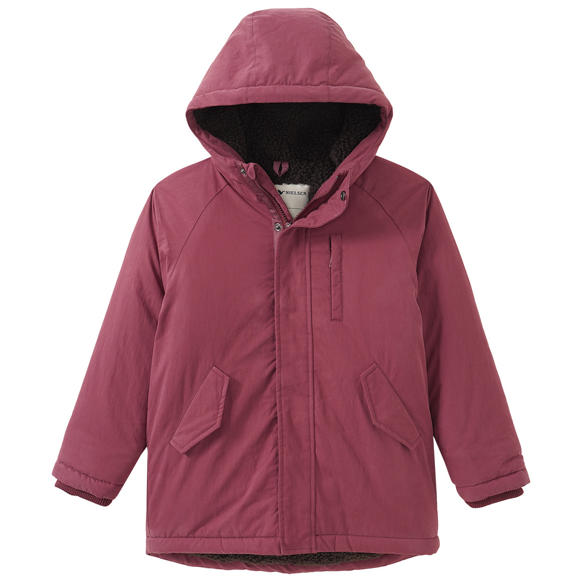 Parka voor jongens, gevoerd met teddypluche