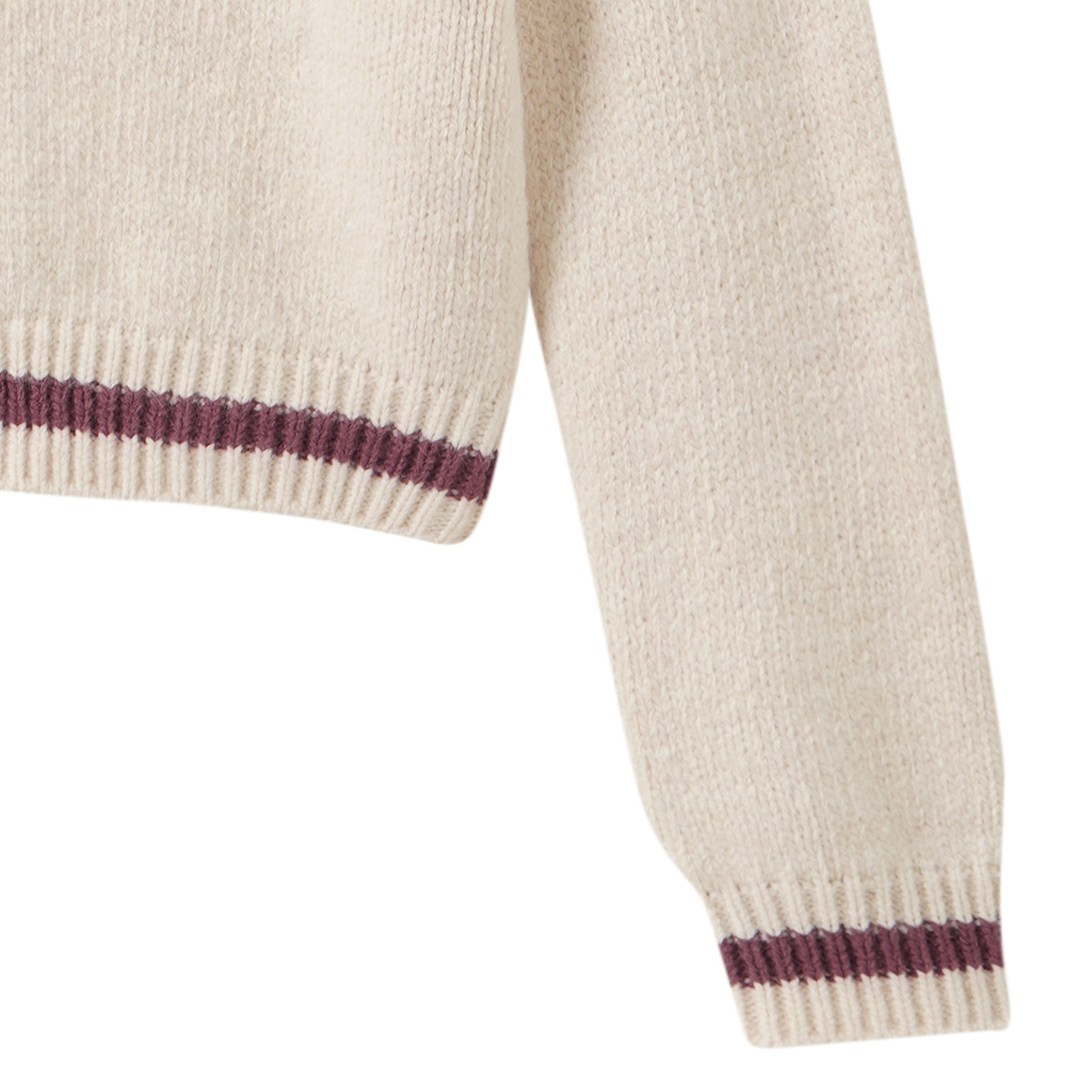 Mädchen Strickjacke im College-Style