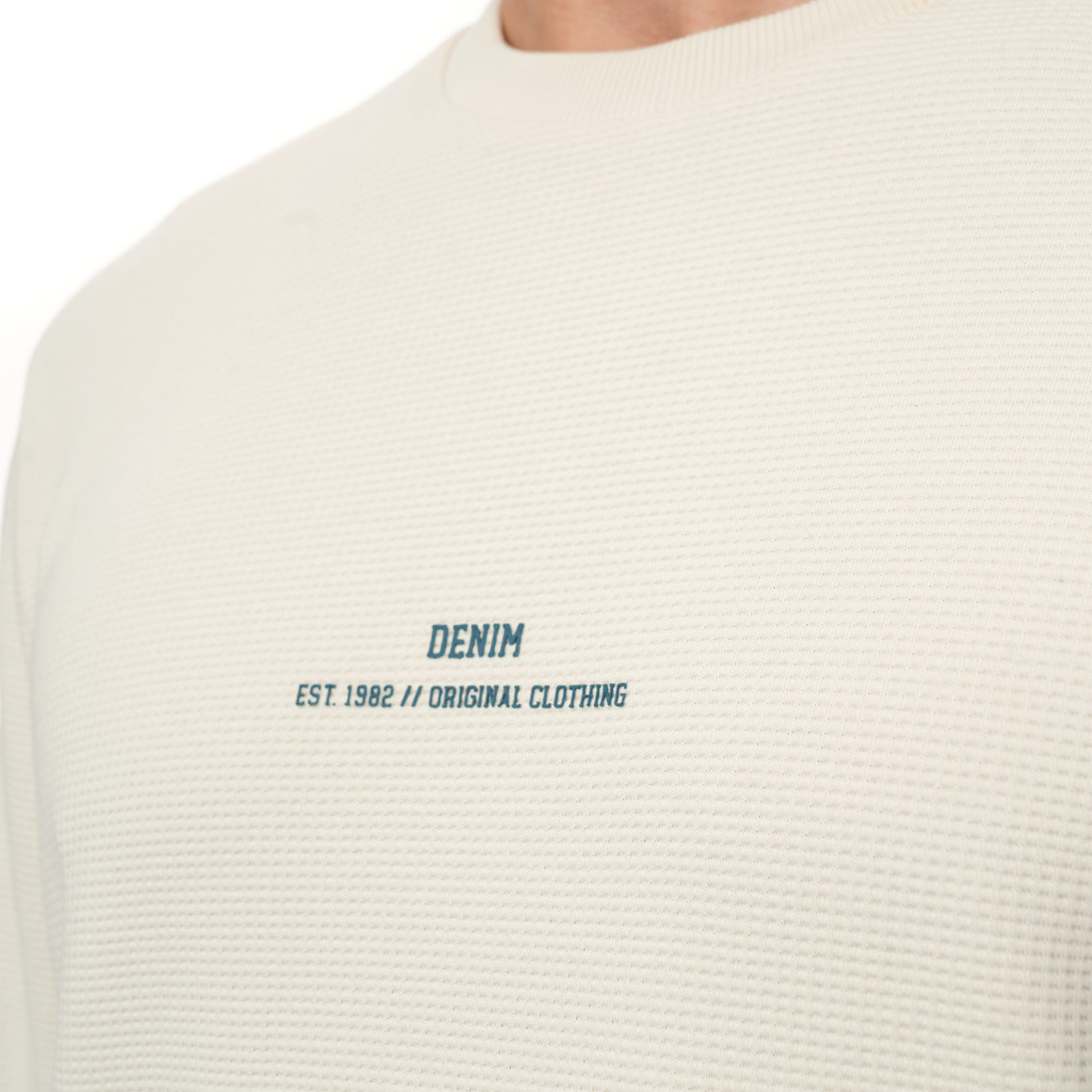 Herren Langarmshirt mit Schriftzug