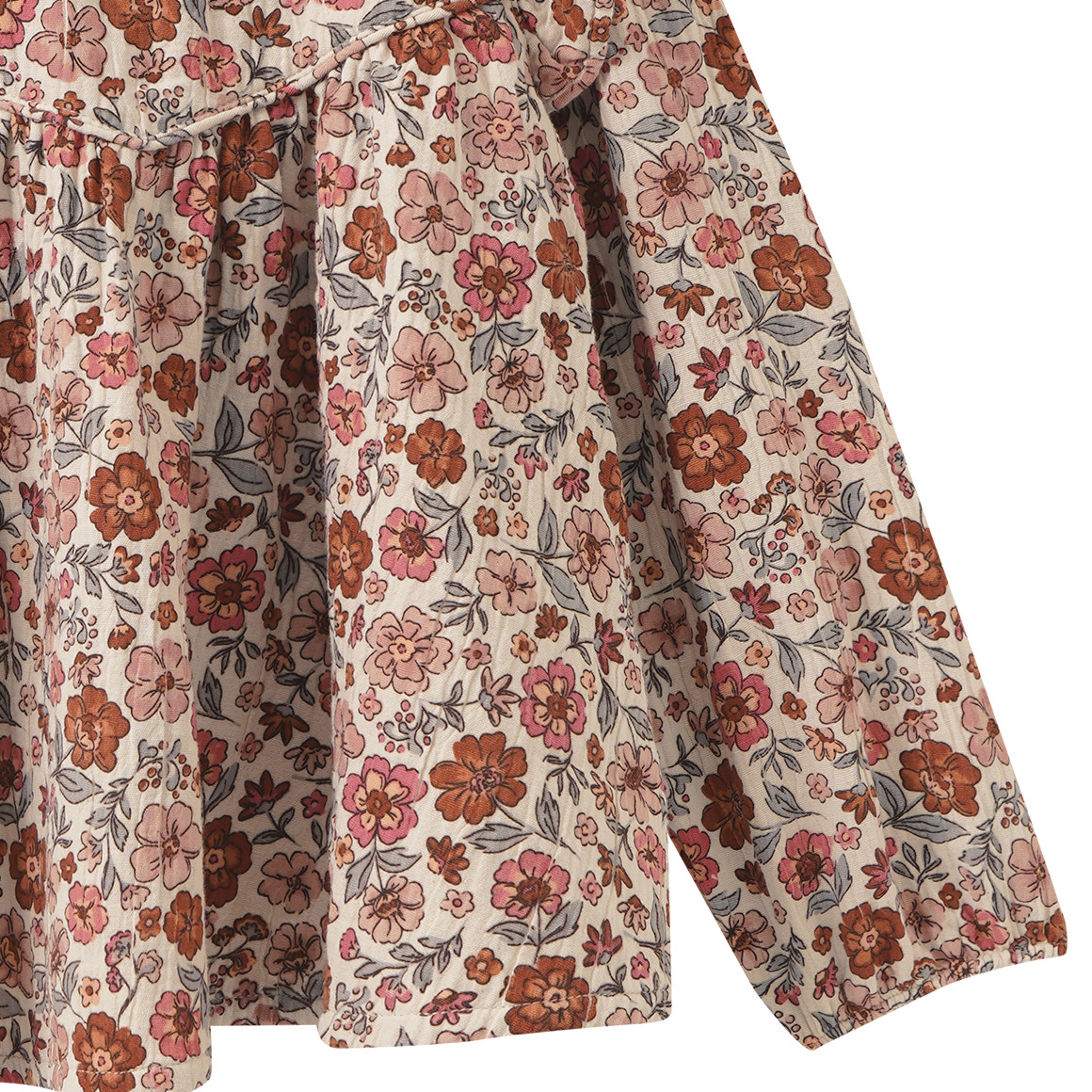 Mädchen Musselin-Bluse mit Blümchen