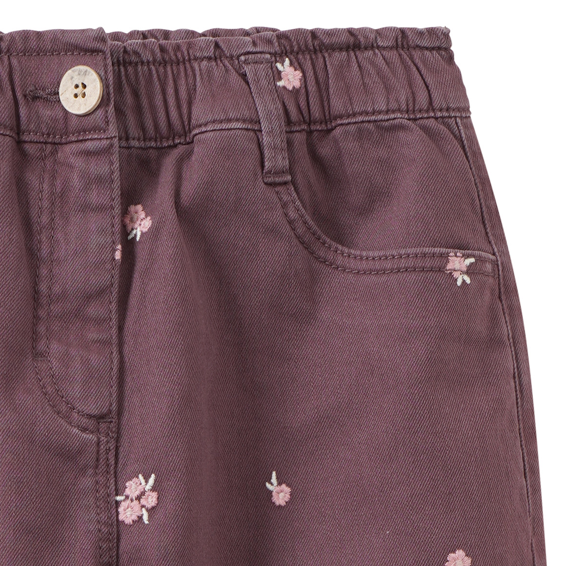 Mädchen Paperbag-Jeans im 5-Pocket-Style