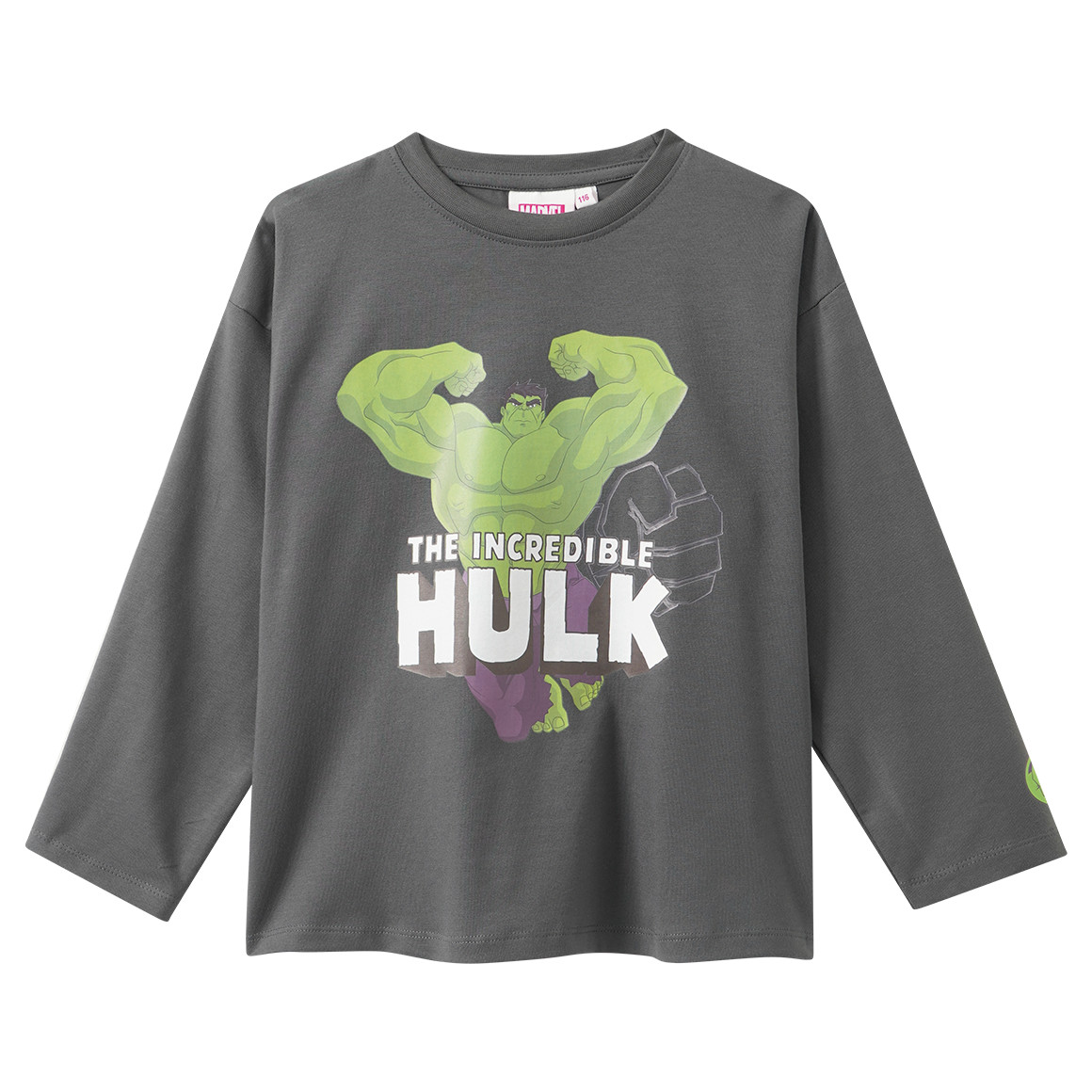 MARVEL Langarmshirt mit Hulk-Print