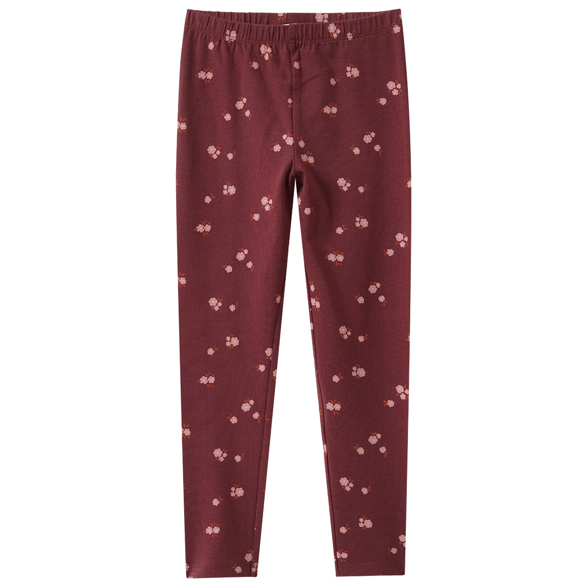 2 Mädchen Leggings mit Blümchen