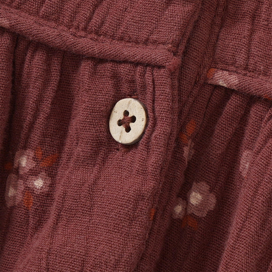 Mädchen Musselin-Kleid mit Blümchen