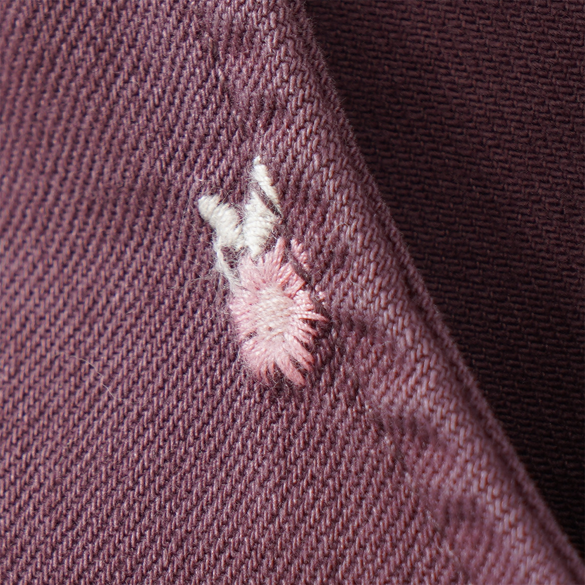 Mädchen Jeanskleid mit Blümchen-Stickerei