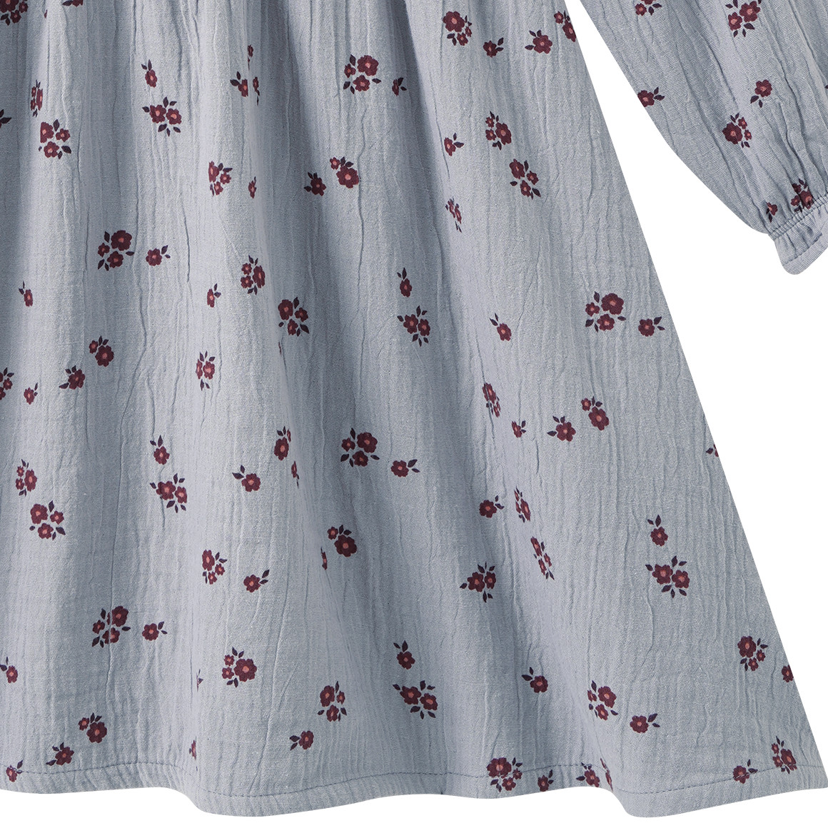 Mädchen Musselin-Kleid mit Blümchen