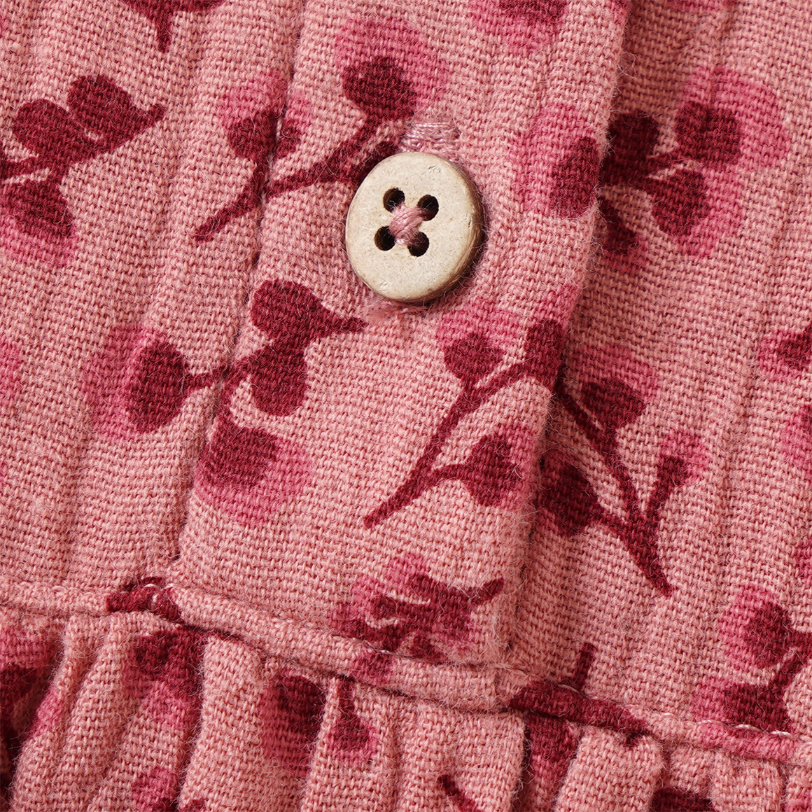 Mädchen Musselin-Kleid mit Blümchen