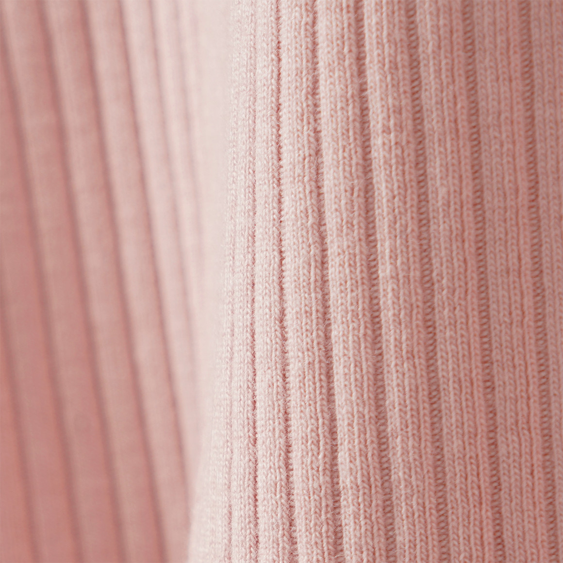 Mädchen Langarmshirt mit Rippstruktur